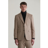 SAKO GANT SLIM HERRINGBONE SUIT BLAZER CACAO