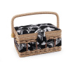 Kazeta - košík na šijacie potreby - motýľ