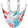 LS2 Helmets LS2 MX437 EVO PEAK FUNKY RED WHITE