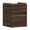 Hansgrohe Xelu Q skrinka 48x49.5x60.5 cm závesná kúpeľňová skrinka pod umývadlo orech-chrómová 54022000