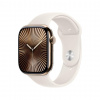 Apple Watch Series 10 46 mm Cellular zlatý titán s hviezdne bielym športovým remienkom S/M MWYX3QC/A