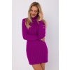 MOE Pletené mini šaty M770 | fialová M770 - EU S/M M770