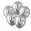 Sada 5 balónov strieborných CELEBRATE