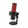 Mikrofón HyperX Quadcast 2 káblový kondenzátorový podsvietený čierny