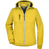 James & Nicholson | JN 1077, Dámska 3-vrstvová softshell bunda, žltá - modrá - biela, L