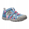 DETSKÉ SANDÁLE KEEN SEACAMP 2 CNX CORONET BLUE PINK 34 1028850