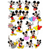 CUKROVÁ TLAČ jedlý obrázok na tortu Cukrová hmota Myšiak Mickey Pluto Donald 56
