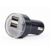 Gembird 2x USB nabíječka do auta 2,1A, černá EG-U2C2A-CAR-02