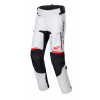 nohavice BOGOTA PRO DRYSTAR HONDA collection ALPINESTARS svetlo šedá/červená fluo/čierna 2025 Veľkosť: M, Veľkost: M