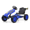 MILLY MALLY Detská šliapacia motokára Go-kart Rocket modrá 60x59x123 modrá