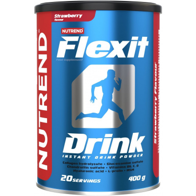 Kĺbová výživa Nutrend Flexit Drink, 400 g, jahoda (8594014865097)