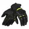 Rukavice na motocykel SECA Axis Mesh II čierne/žlté fluo L