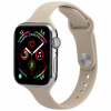AppleKing tenký silikónový remienok pre Apple Watch 45 mm / 44 mm / 42 mm - béžový - možnosť vrátiť tovar ZADARMO do 30tich dní
