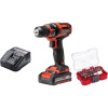 Einhell TC-CD 18/35 Li aku vŕtací skrutkovač, 18 V, 1.5 Ah Li-Ion akumulátor + akumulátor, vr. nabíjačky, vr. 32dielne sady bitov , 2476743+2936796; 2476743+2936796