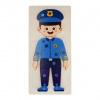 CreativeToys Drevené puzzle Policajt