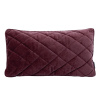EUROFIRANY DEKORAČNÝ VANKÚŠ VELVET29 30X50 CM BORDOVÁ