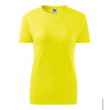 MALFINI Tričko Classic New 133, krátký rukáv, dámské MAL-1339612 XS Citronová