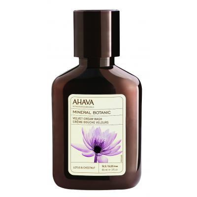 AHAVA Mineral Botanic Sprchový gél Lotos & Gaštan Obsah: 85ml Mineral Botanic Cream Wash Lotus & Chestnut 85ml