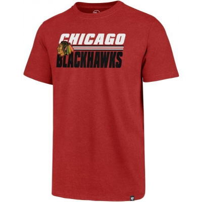 47 NHL CHICAGO BLACKHAWKS SHADOW CLUB TEE červená,biela,čierna Pánske tričko S