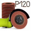 BRÚSNY KOTÚČ LAMELOVÝ 125mm P120 10ks