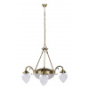 Závesné stropné svietidlo Luster 3x E27 Brown Classic Annabella 8633 Rabalux