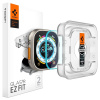 Spigen ochranné sklo Glas.tR EZ Fit pre Apple Watch Ultra 2 ks - Clear AGL05556