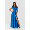 Modré společenské šaty ARIANA 0030003 - Velikost 48, Barva Modrá 0030003