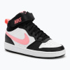 Detské topánky Nike Court Borough Mid 2 black/sunset pulse/white