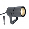 ACA Lighting Záhradný LED reflektor LOTOS 9W/230V/3000K/300Lm/ZOOM 15 ° - 40 ° / IP65, tmavo šedý
