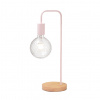 ACA DECOR Stolová lampa NAXOS max. 60W/E27/230V/IP20, ružová