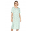 Dámská noční košile 010/43 REGINA zelená světlá M