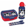 Disney Darčekový set Mickey Mouse desiatový box s príborom a fľaša 400 ml
