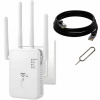 REPEATER WIFI ZOSILŇOVAČ SIGNÁLU DUAL BAND 2,4G/5Ghz AC1200 1200Mb/s