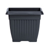kvetináč 30x30cm TERRA DKWT30-S433 antracit plastový PROSPERPLAST