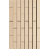 CERRAD Krem hladký fasádny obklad 6,5 x 24,5 cm