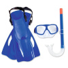 Súprava Bestway® 25019, Hydro-Swim Freestyle Snorkel, sada, šnorchlovacia, okuliare na potápanie s plutvami