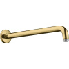 HANSGROHE sprchové rameno (okrúhla verzia), dĺžka 389 mm, leštený vzhľad zlata, 27413990