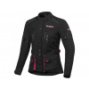 Dámská bunda na motorku TXR Visper černo-růžová S