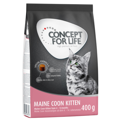Concept for Life granuly, 400g - 35 % zľava - Maine Coon Kitten - vylepšená receptúra!