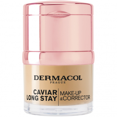 Dermacol Caviar Long Stay dlhotrvácny make-up a zdokonaľujúci korektor, 30 ml