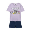 Disney 2 ks. Oblečenie tričko a šortky Disney Minnie Mouse Fialová-Dark Modrá 110 cm