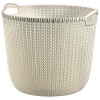 Košík Curver® KNIT 30L, krémový, 40x39x33 cm