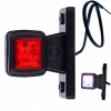 LED lampa Bielo Červená Zadná lampa ĽAVÁ Rovná 12V 24V kábel 2×0,35 mm
