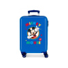JOUMMA BAGS Luxusný detský ABS cestovný kufor MICKEY MOUSE Circle Blue, 55x38x20cm, 34L, 2031721