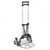 Skladací schodový vozík, 80 kg, teleskopická rukoväť
