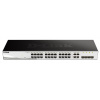 D-Link DGS-1210-24 28-port Gigabit Smart Switch, 24x GbE, 4x RJ45/SFP, fanless DGS-1210-24/E