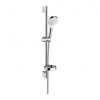 Hansgrohe Crometta, sprchová sada Vario so sprchovou tyčou 65 cm a miskou na mydlo, biela/chrómová, HAN-26553400