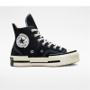 Converse Unisex Adults Chuck 70 Plus Canvas High-Top Trainers 001-Black/Egr 6.5 (40.5)