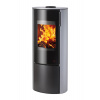 HAAS+SOHN EPIC černá / titan - plynotěsná krbová kamna