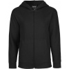 NEUTRAL O 13301 / Detská mikina na zips s kapucňou z bio bavlny - black 116-122